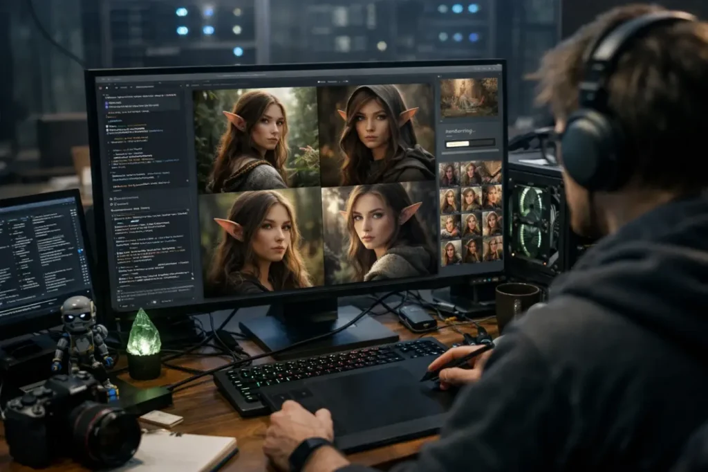 Алгоритмы генеративного ИИ: технология Midjourney изнутри